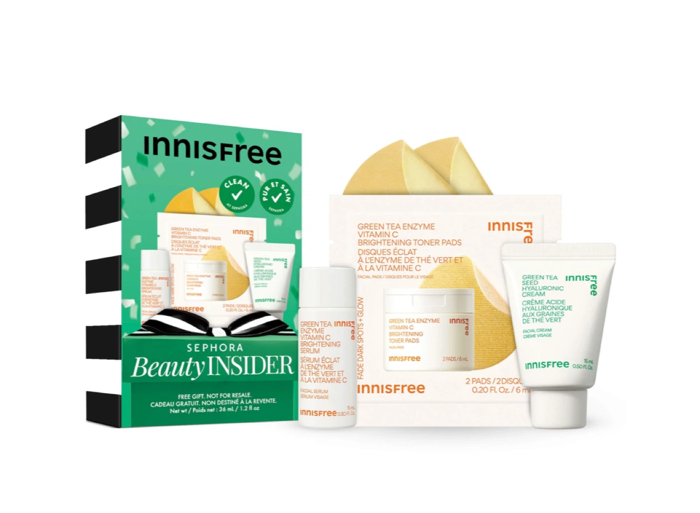 Innisfree Green Tea Enzyme Vitamin C Brightening Set