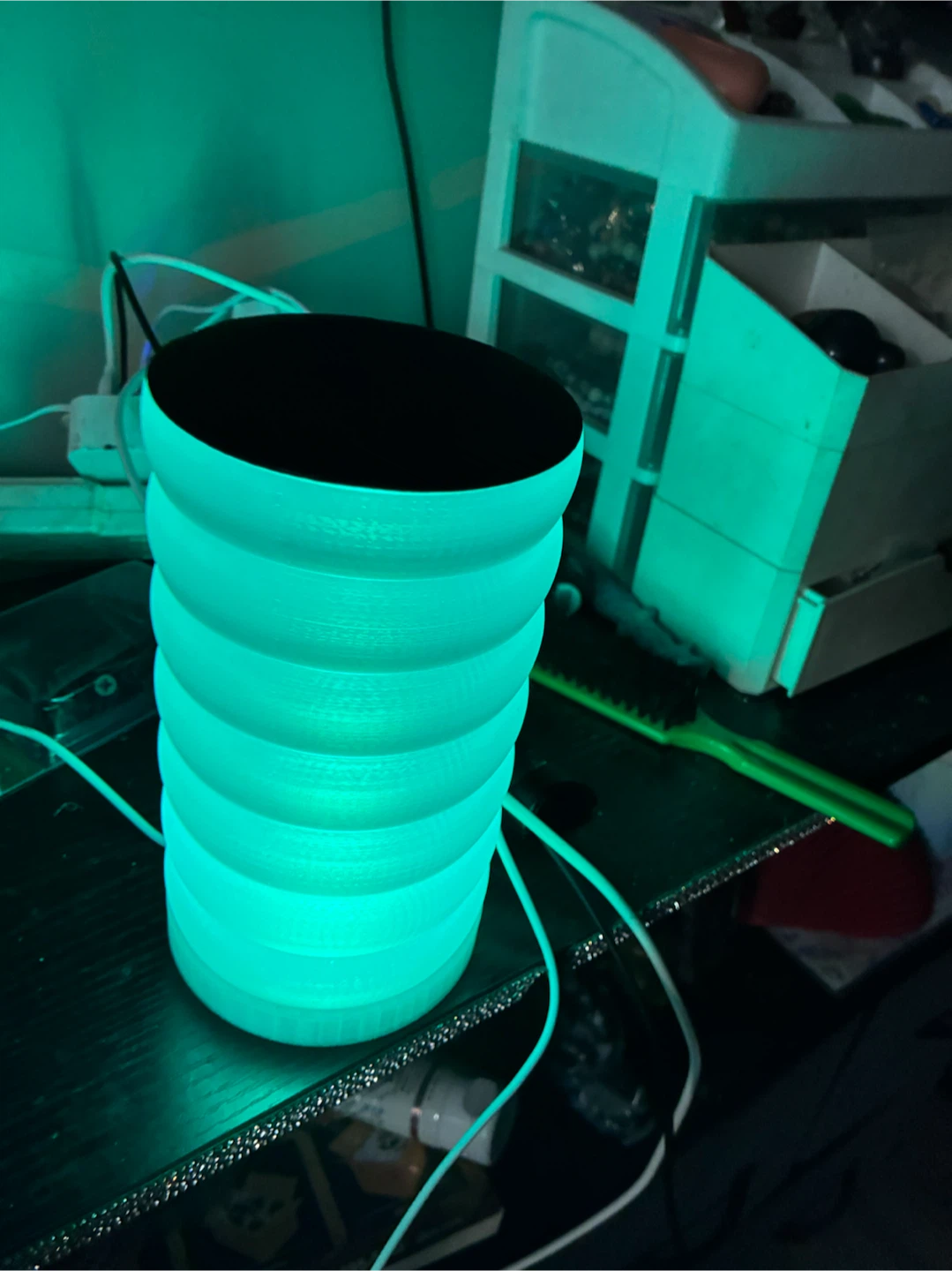 Foldable LED Lamp 3d printed