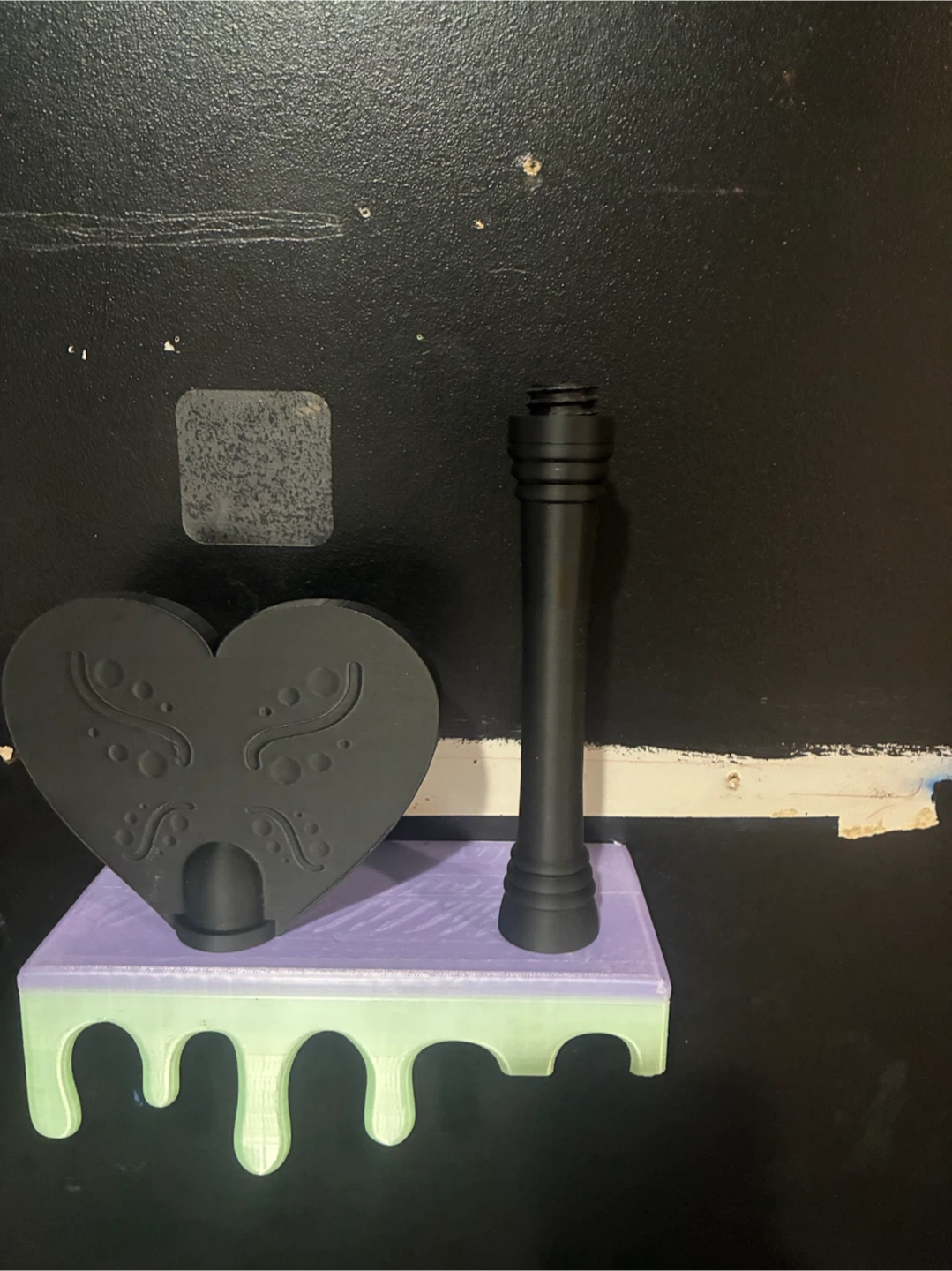 Black Heart Shaped Hand wand - photo 4