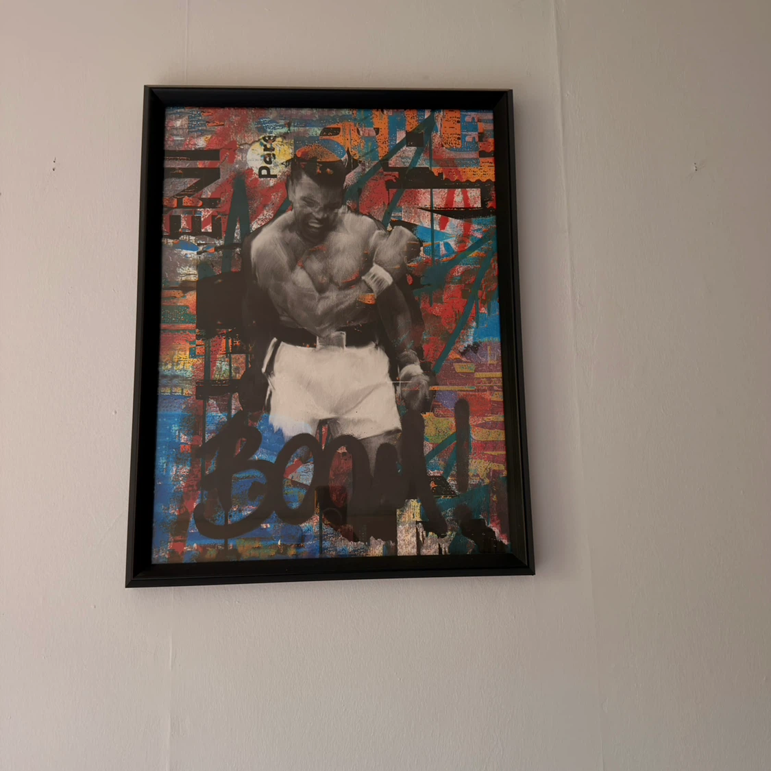 Muhammad Ali "Boom" Framed Art Print