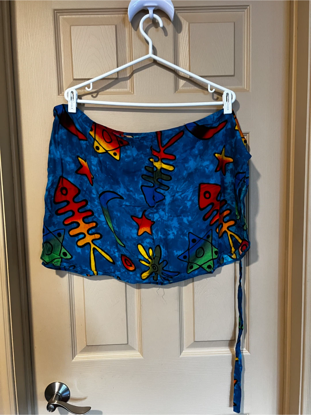 U.N.O. Blue Patterned Girl’s Swimsuit Wrap - photo 2