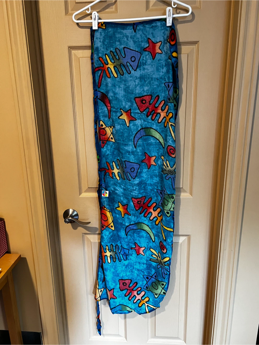 U.N.O. Blue Patterned Girl’s Swimsuit Wrap - photo 4