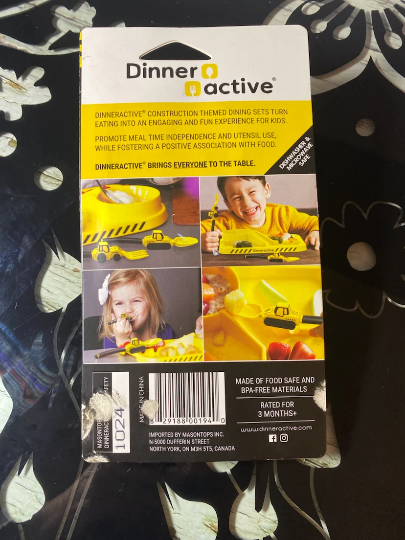 Dinneractive Construction Themed Utensil Set - photo 2