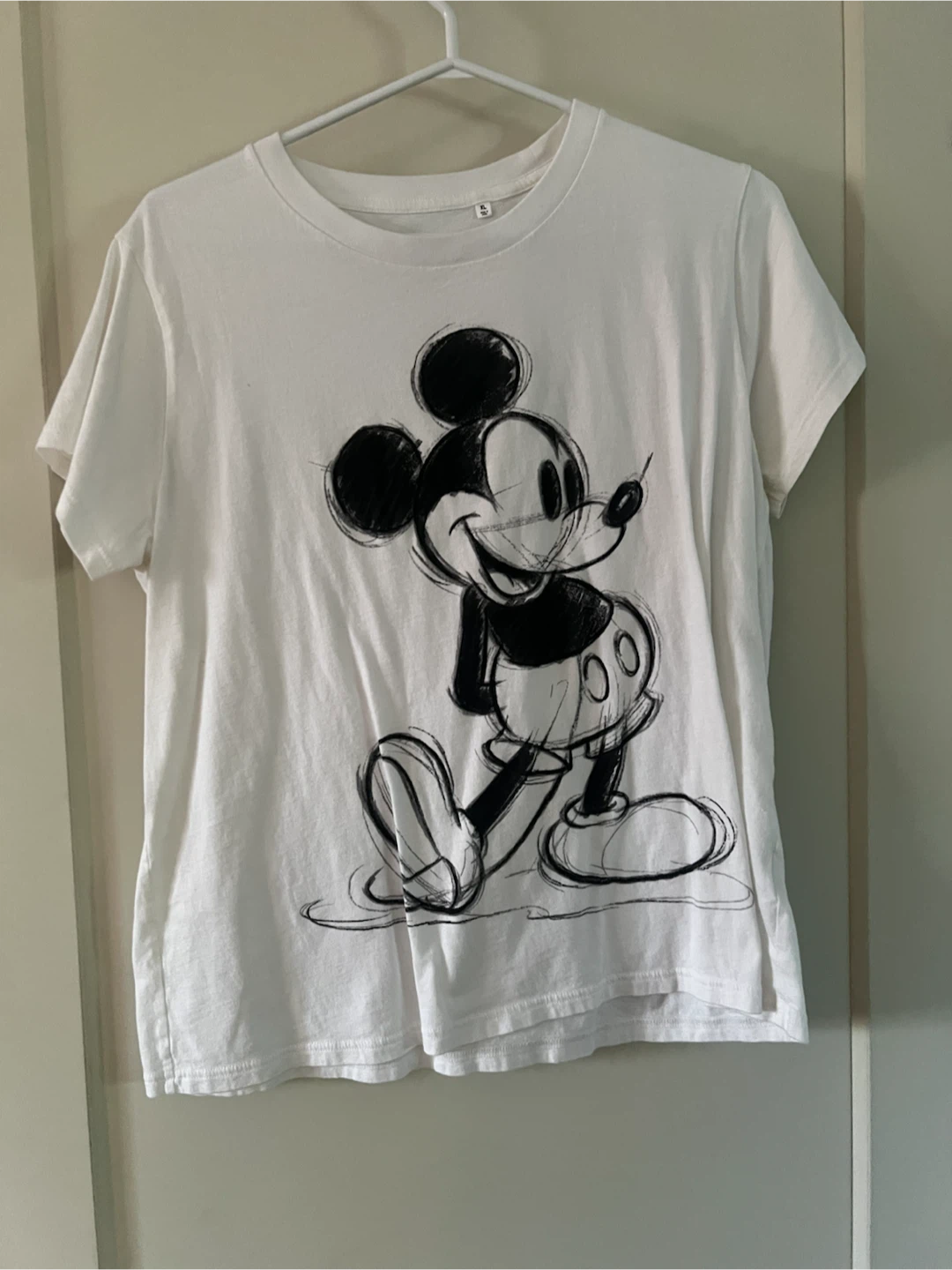 Disney Mickey Mouse Girl’s T-shirt White XL