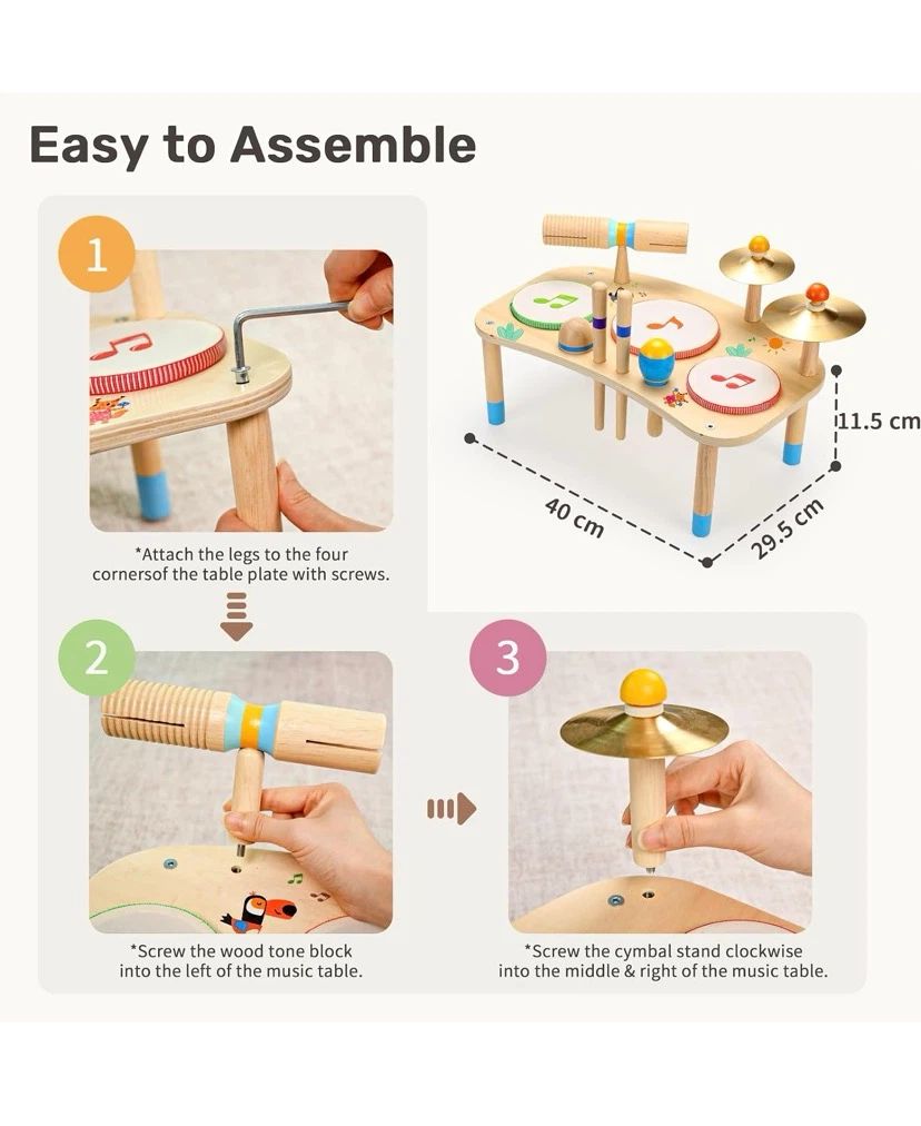 Kids Musical Table Set - photo 4