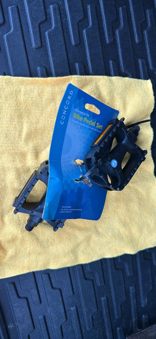 Concord Universal Fit Bike Pedal Set 1:2 thread - photo 3