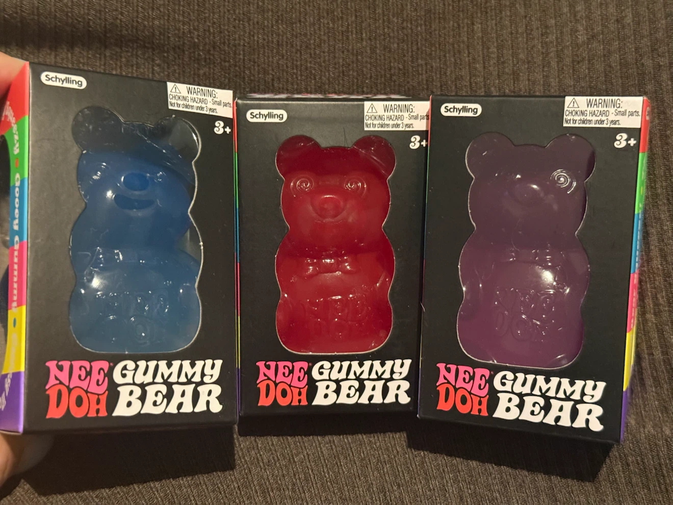 Schylling Nee Doh Gummy Bear (Set of 3)