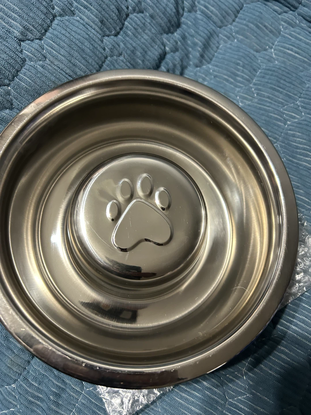 New-Stainless steel slow feeder pet bowl - photo 5