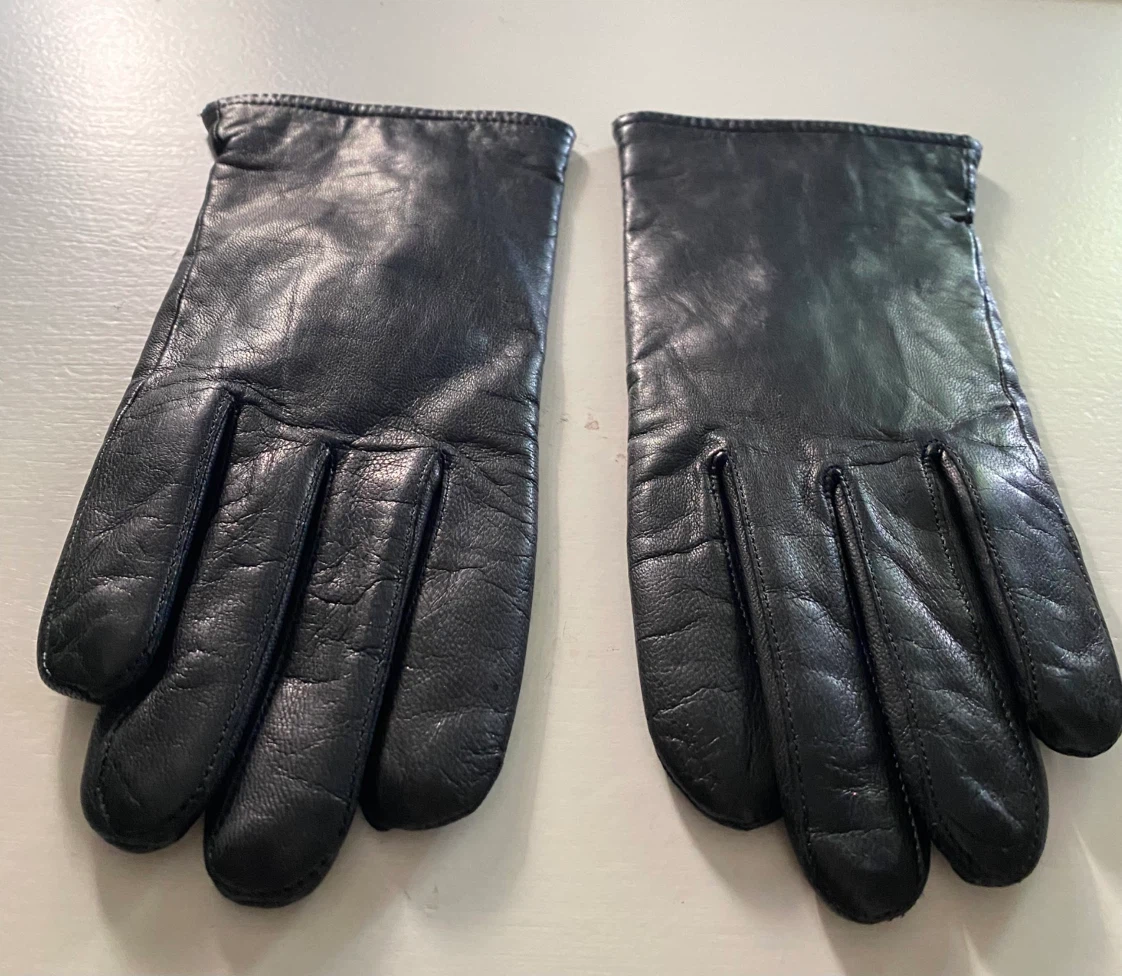 Genuine Leather Gloves with Wool Blend Lining Size 8.5 - photo 2
