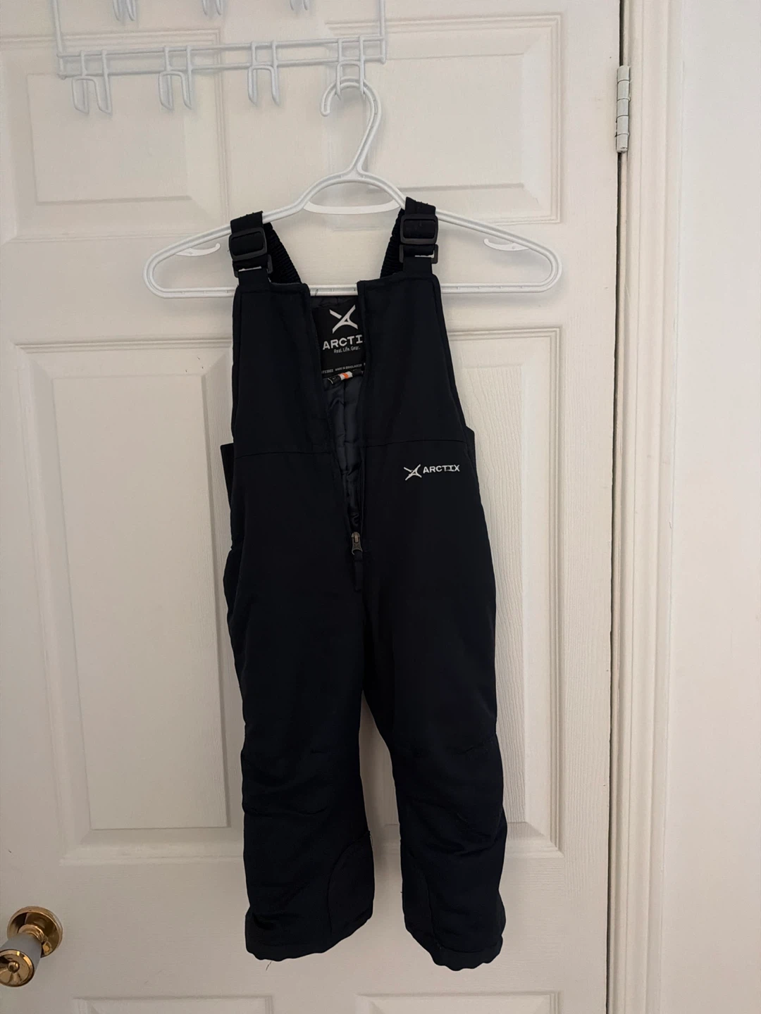 3T Arctix Black Snow Bib Overalls