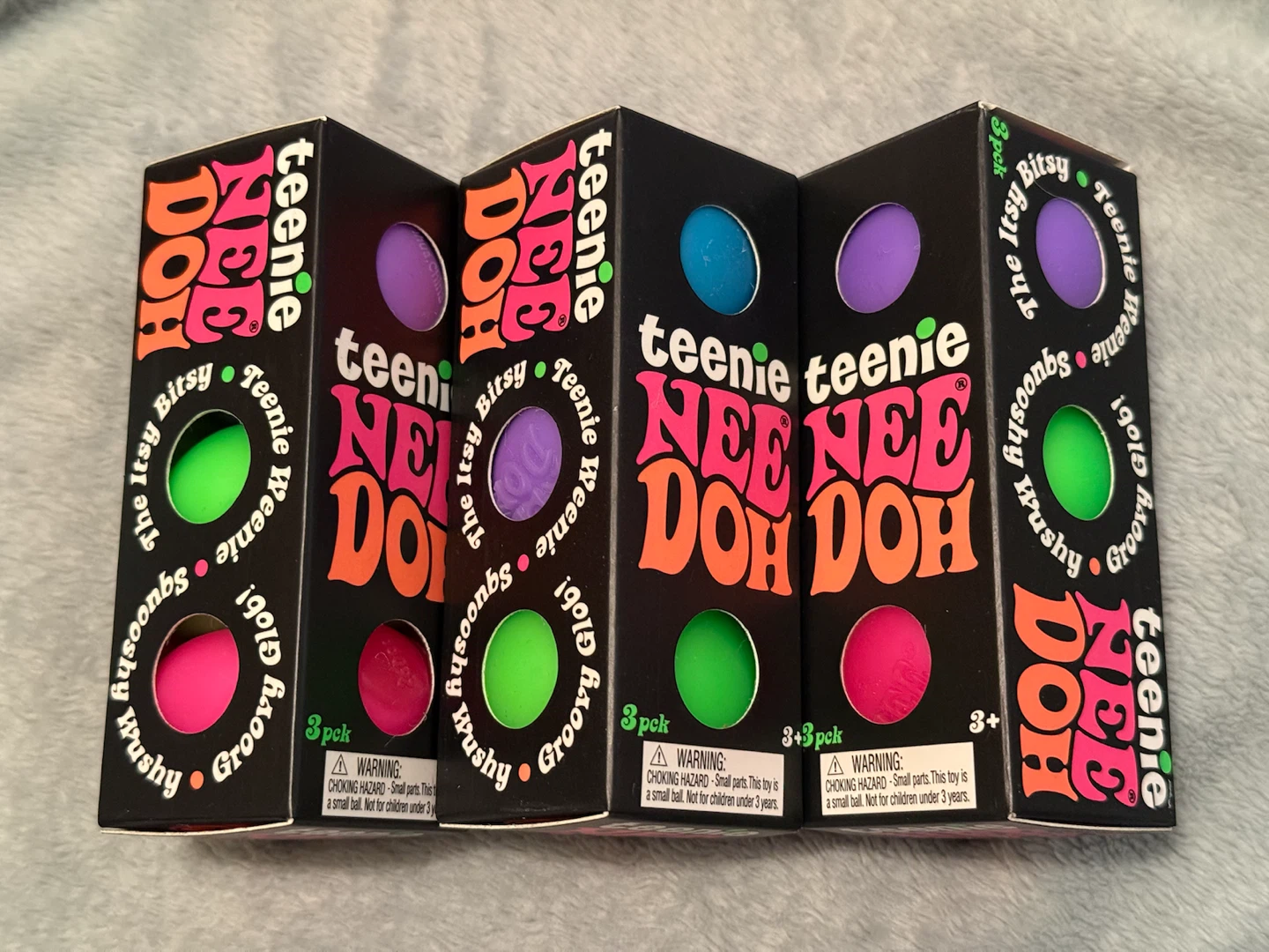 Teenie Nee Doh Groovy Glob 3 Pack (all 3)