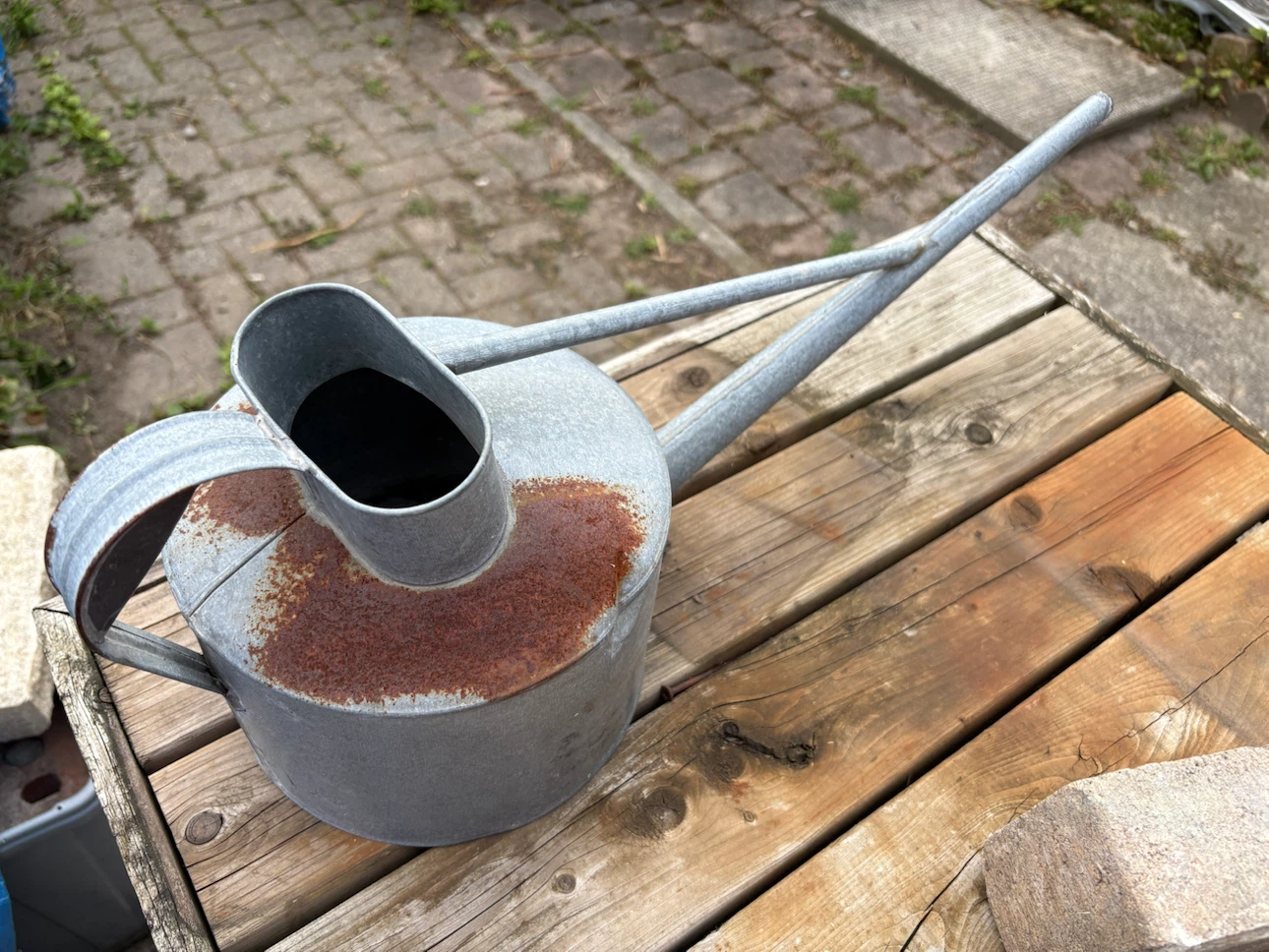 Galvanized Metal Watering Can