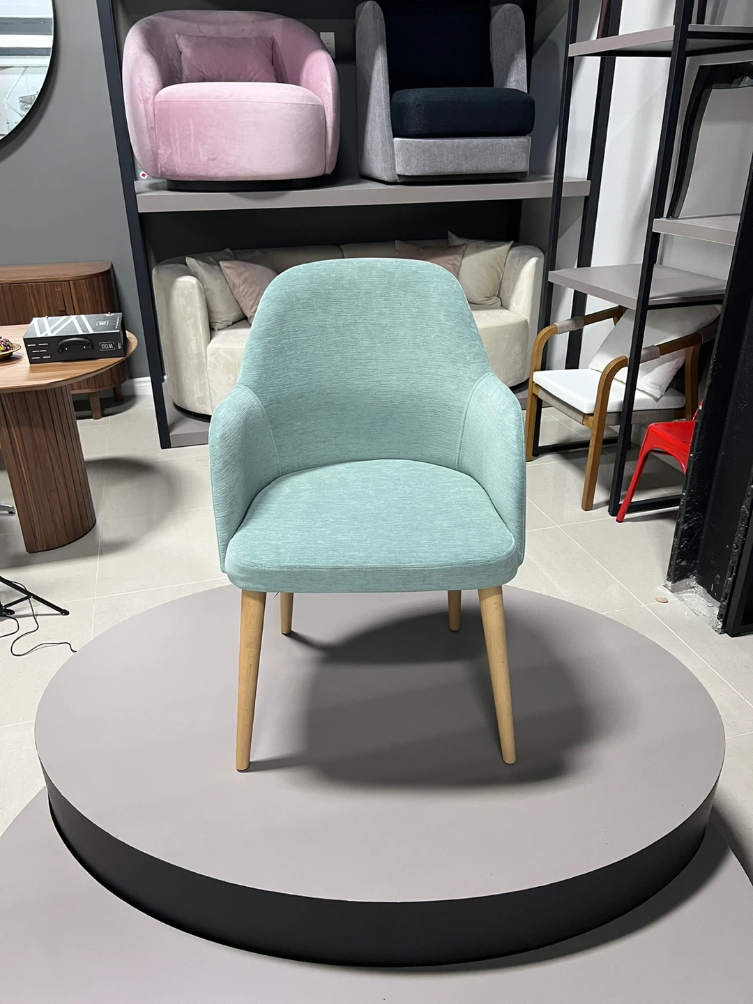 Mint Green Accent Chair - photo 3