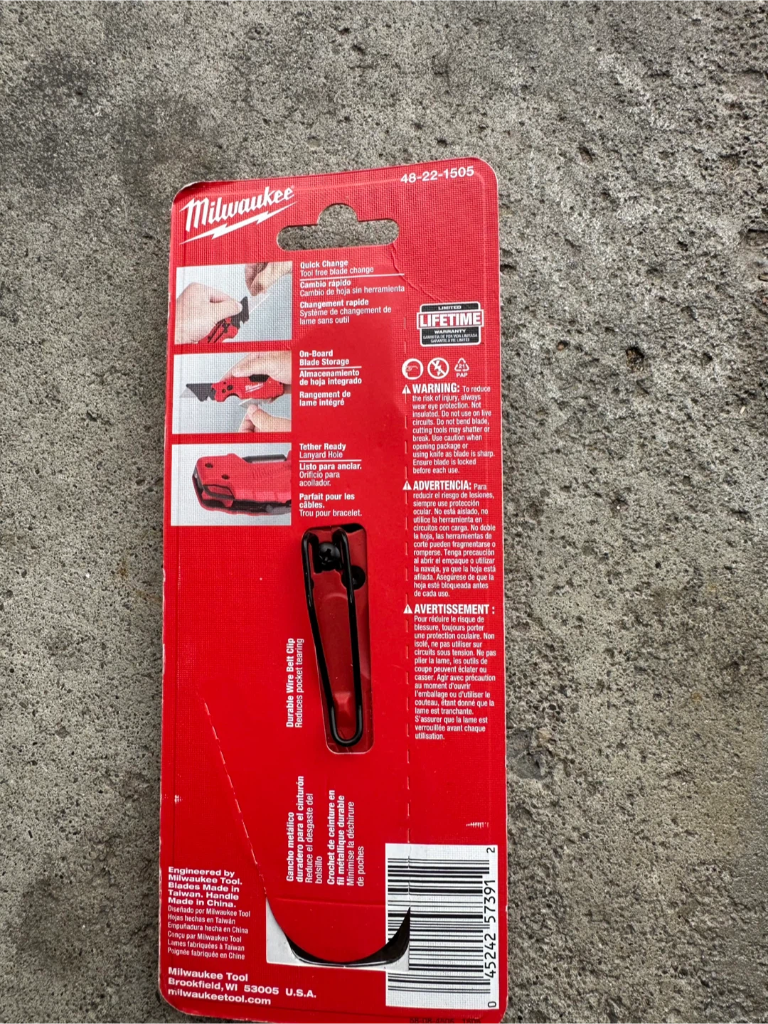 Milwaukee FASTBACK 6-in-1 Folding Utility Knife - photo 2