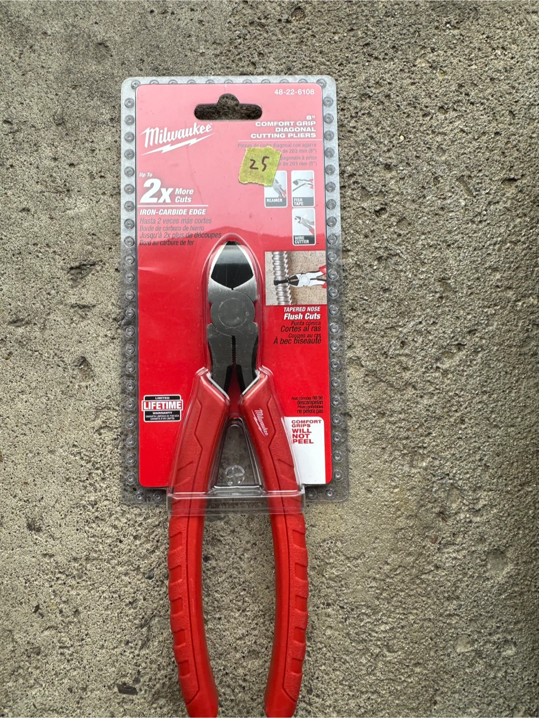 Milwaukee Comfort Grip Flush Cutting Pliers