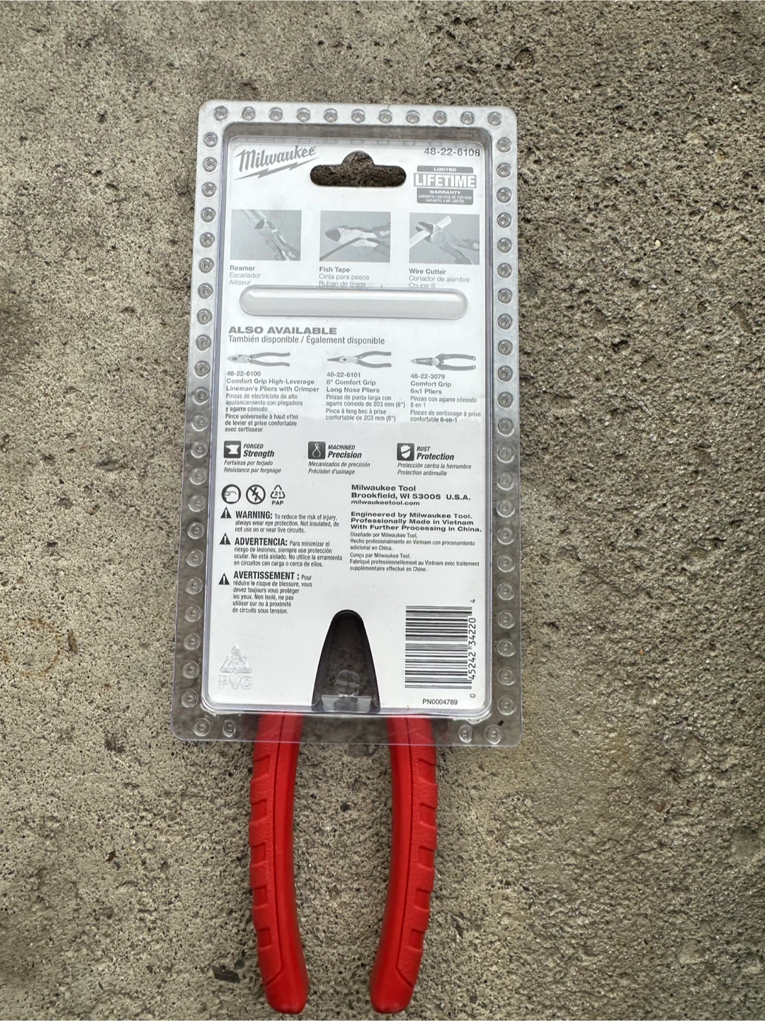 Milwaukee Comfort Grip Flush Cutting Pliers - photo 2