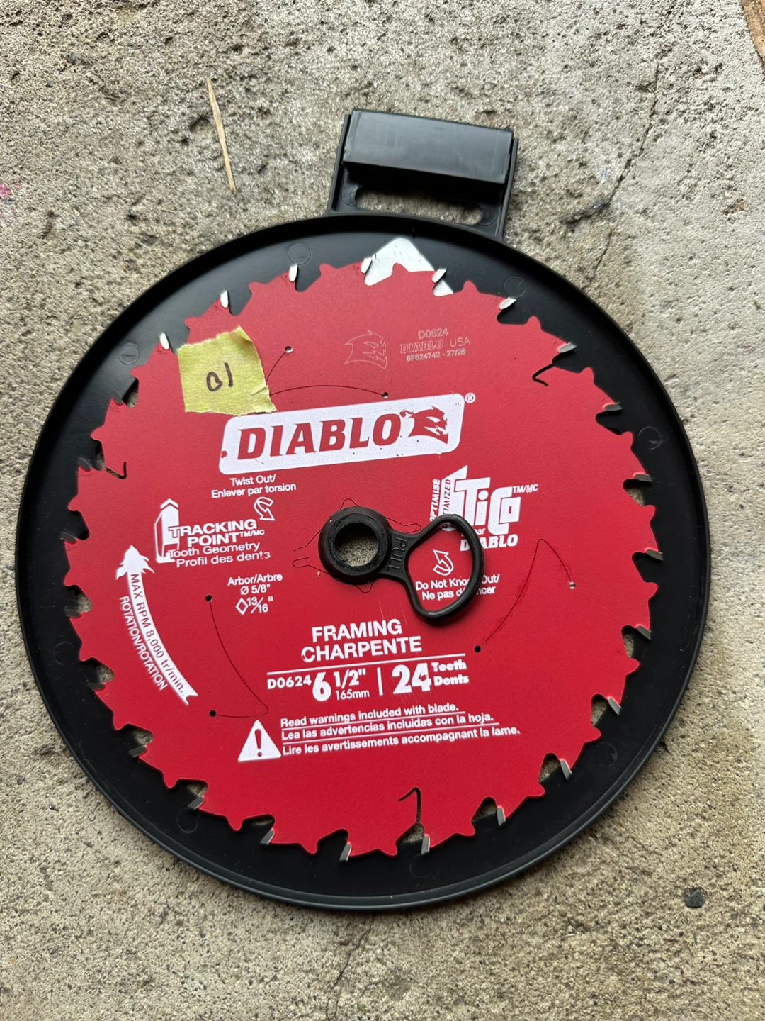 Diablo 6 1/2" Framing Circular Saw Blade