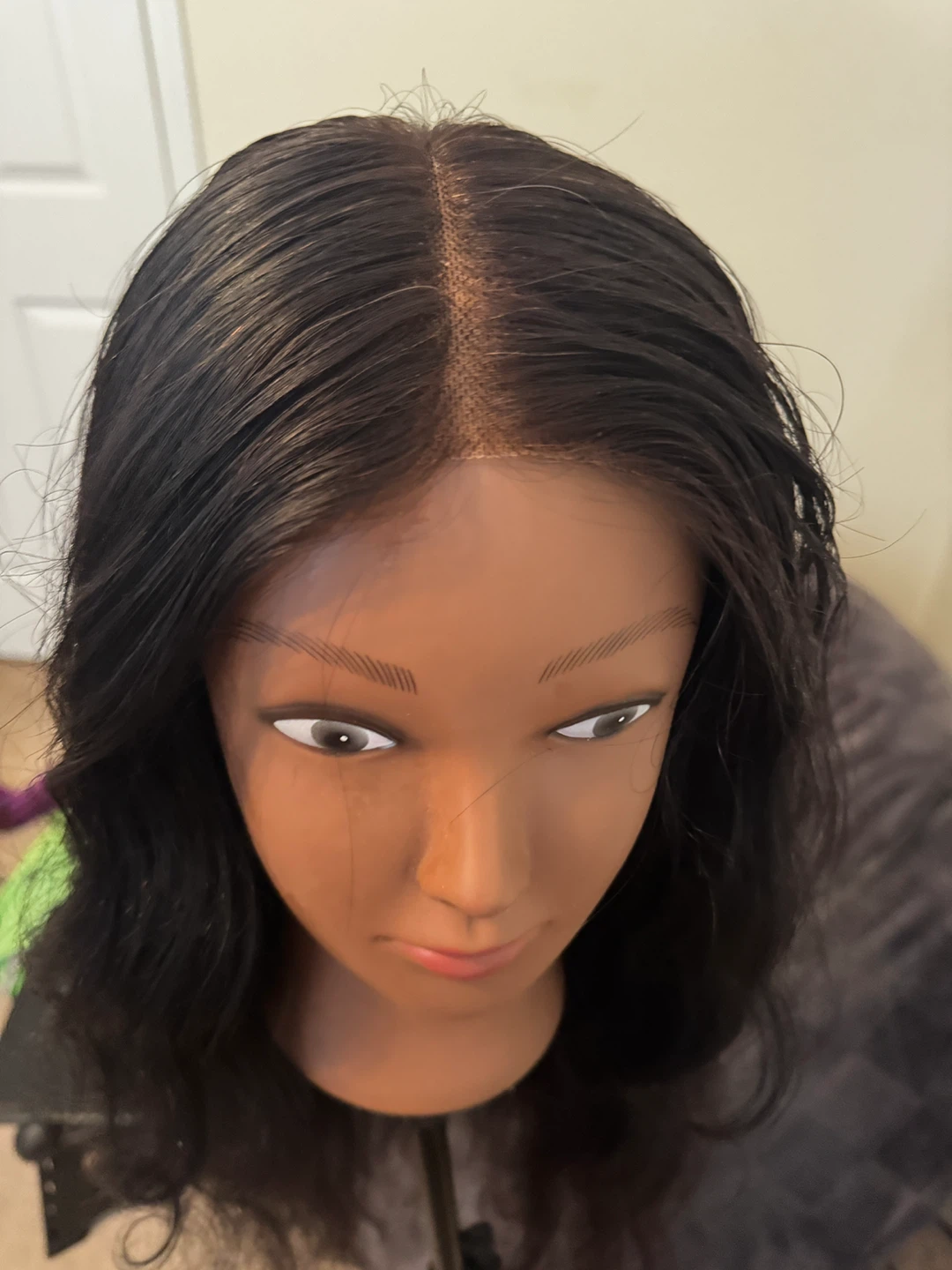 Wig, Body Wave, Black - photo 3