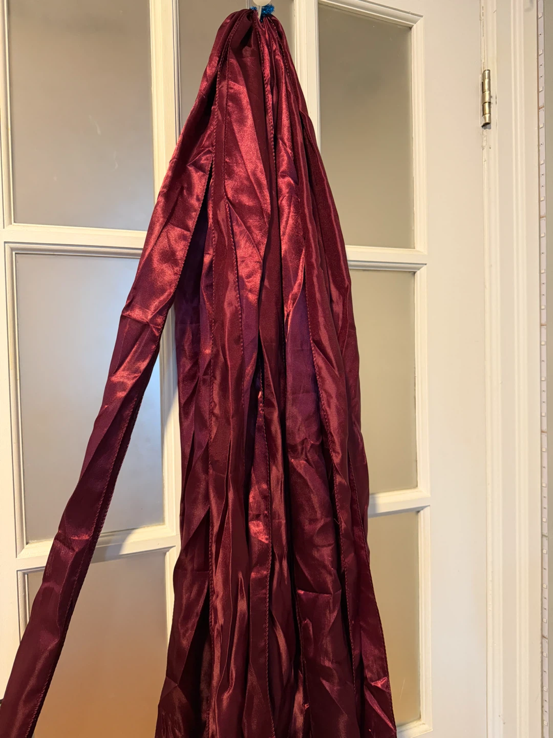 Maroon Fabric Drapes