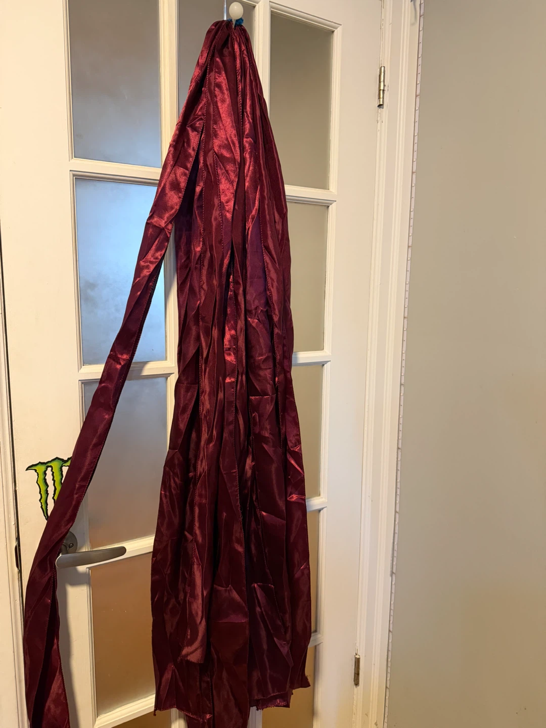 Maroon Fabric Drapes - photo 2