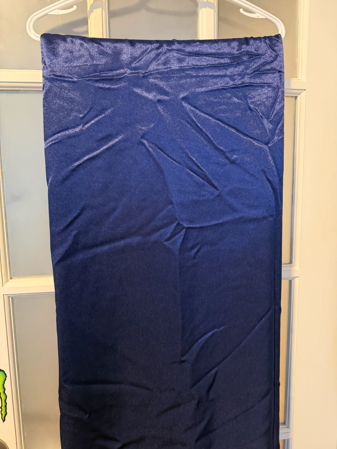 Blue Satin Fabric