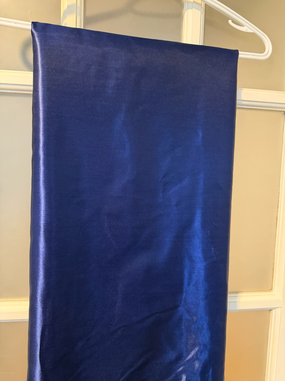Blue Satin Fabric - photo 3