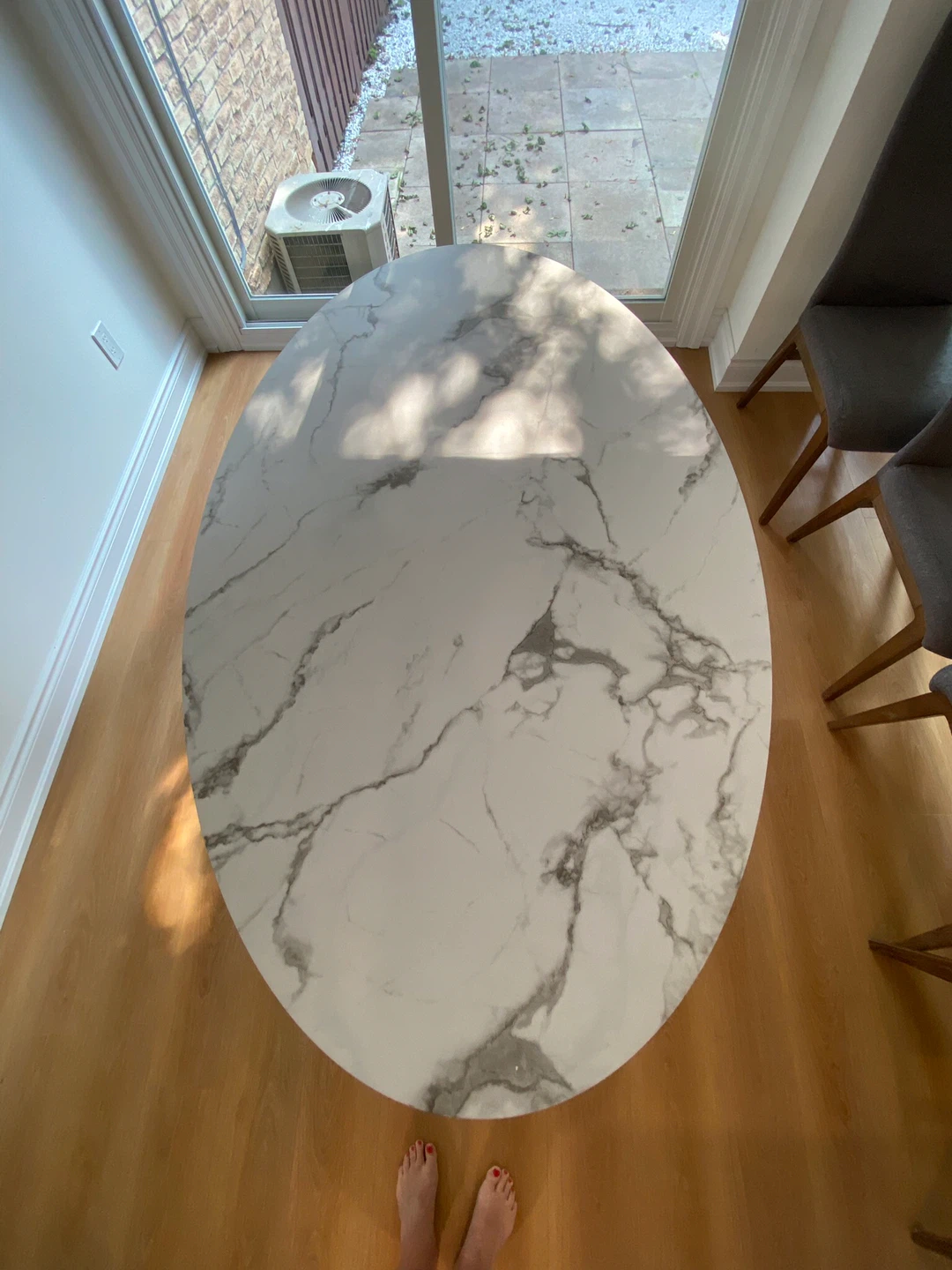 Oval Marble Dining Table - photo 3