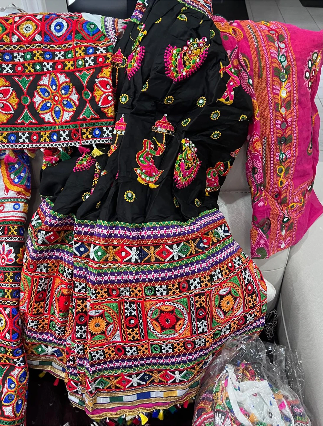 Women's Embroidered  Chaniya and Lehenga Choli Set