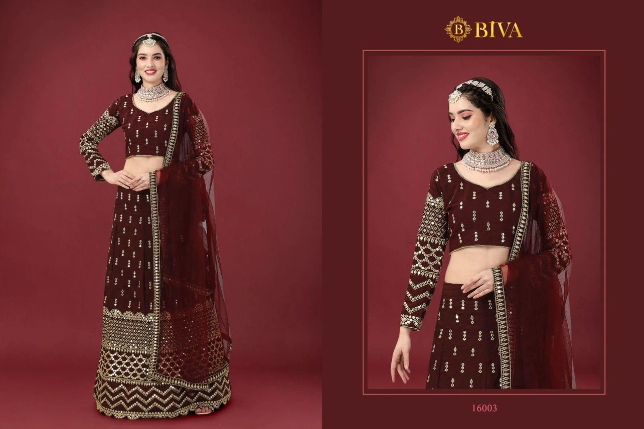 Women's Embroidered  Chaniya and Lehenga Choli Set - photo 2