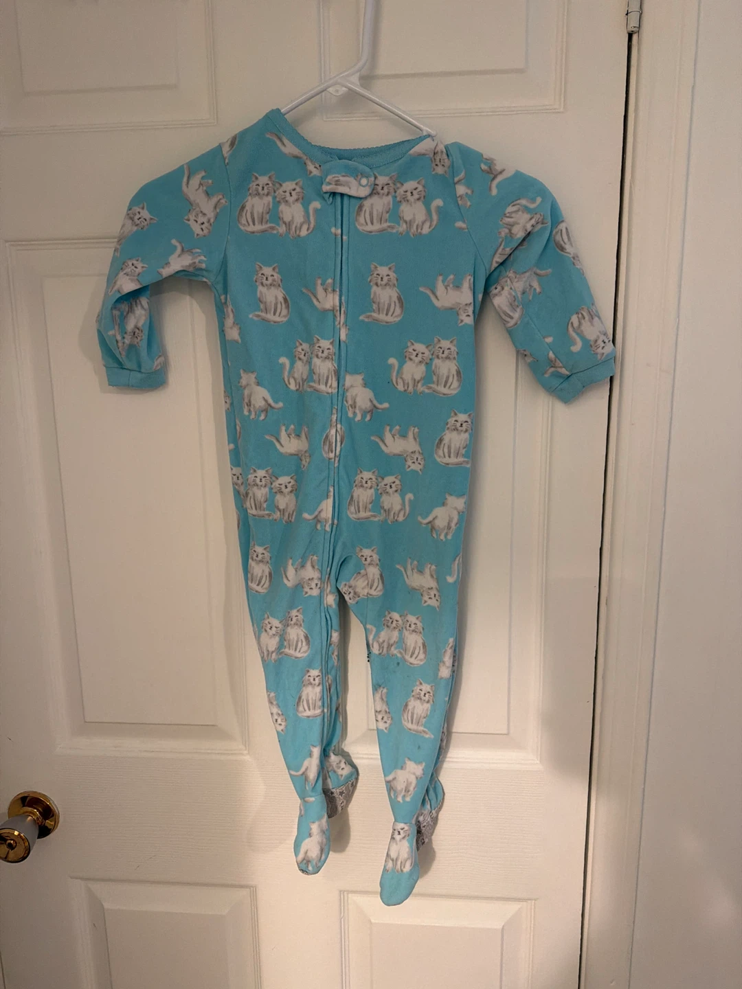 2T Baby Girls' Cat Footed Pajamas