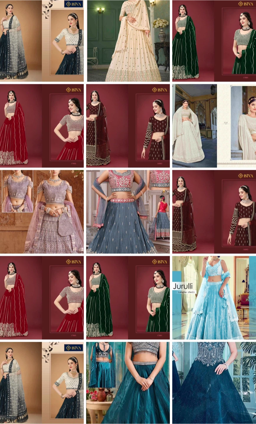 BIVA Embroidered Lehenga Choli