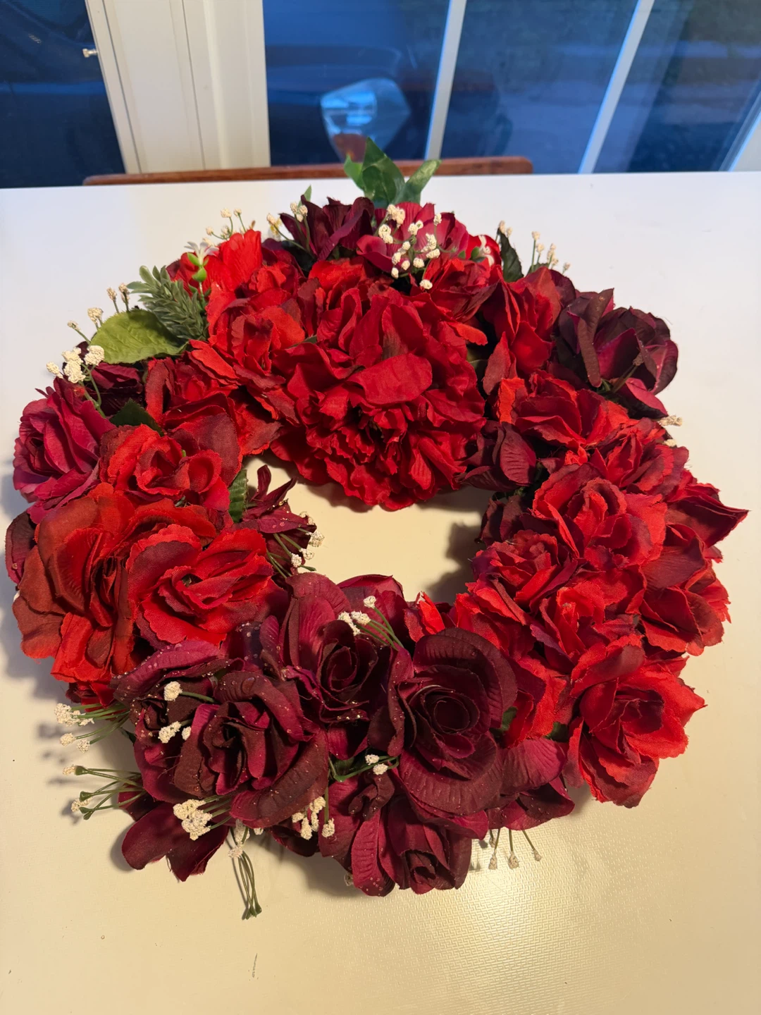 Red Rose Wreath