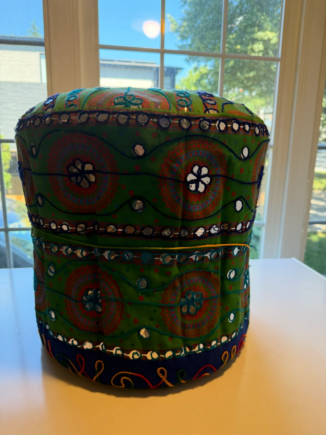 Decorative Fabric Round Cover