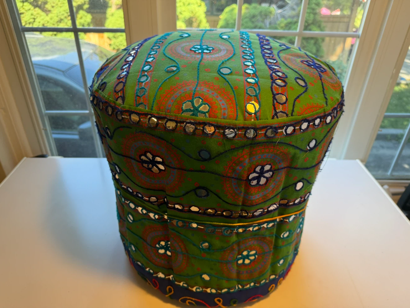 Decorative Fabric Round Cover - photo 2