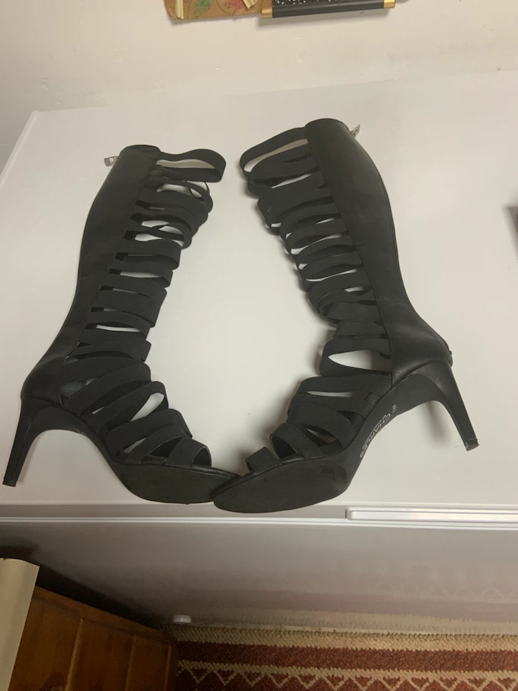 Knee high sandals
