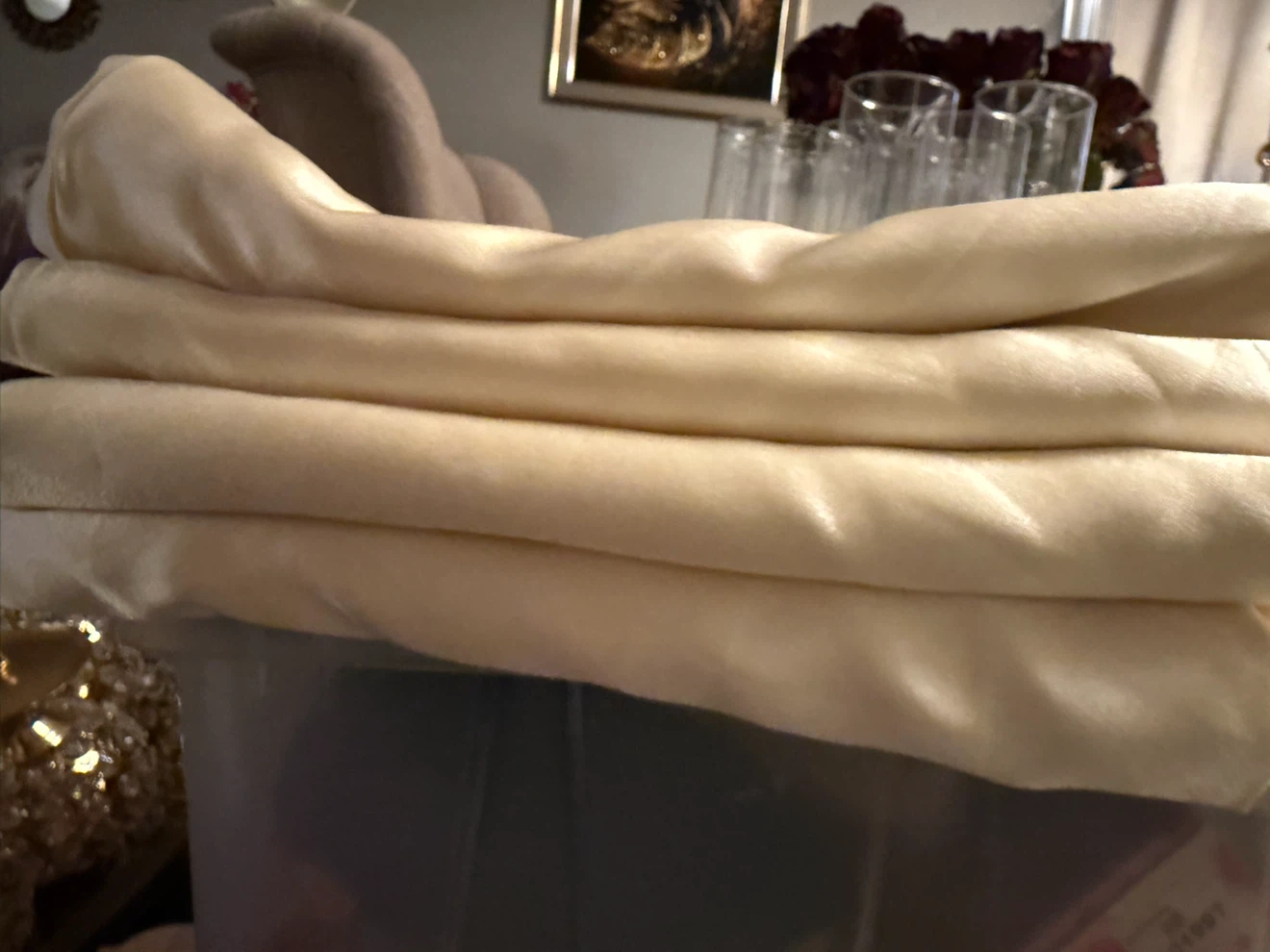 Fabric Lot - Various Textures & Colours, each $15 - photo 3