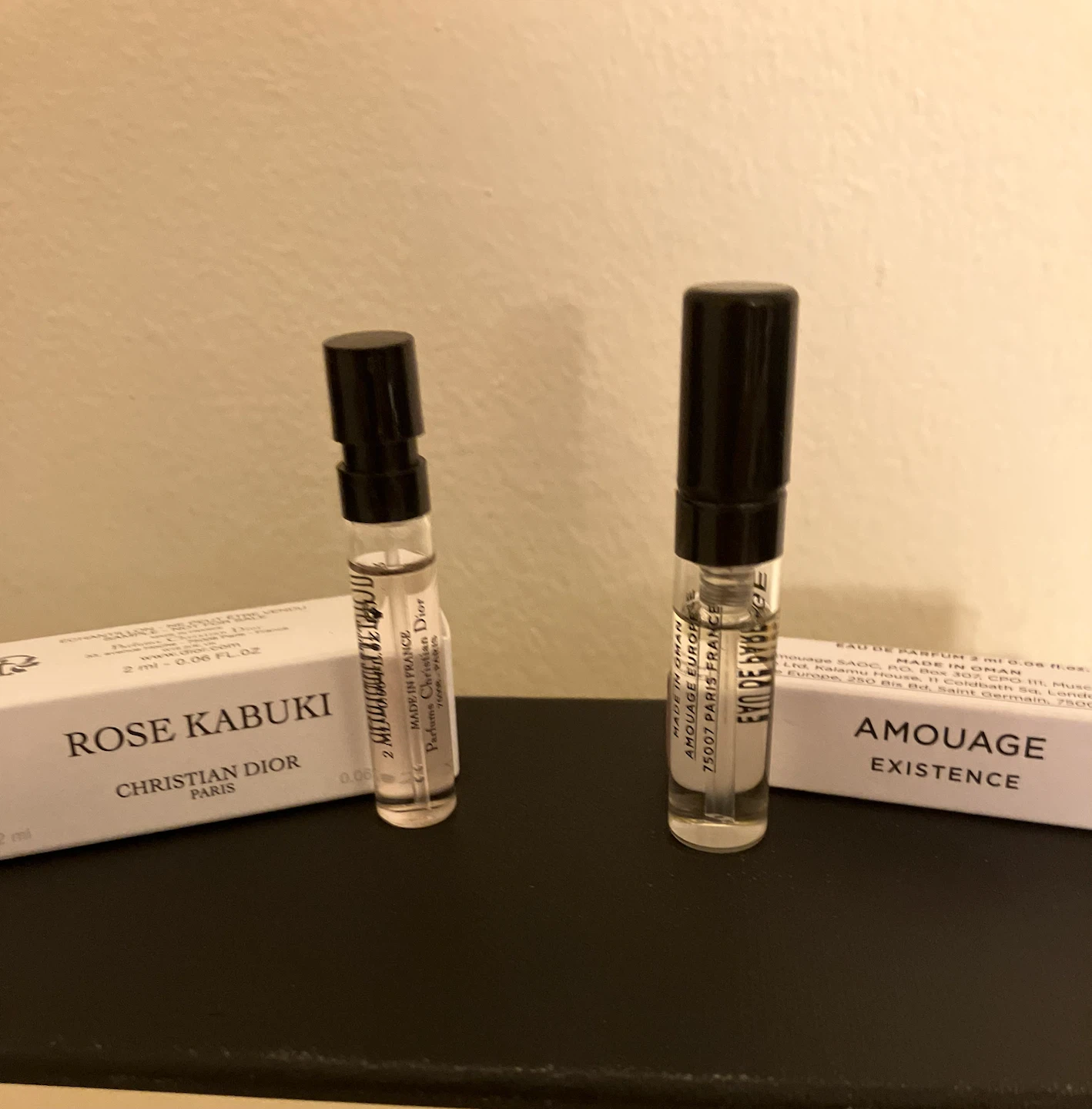 Dior Amouage perfume samples
