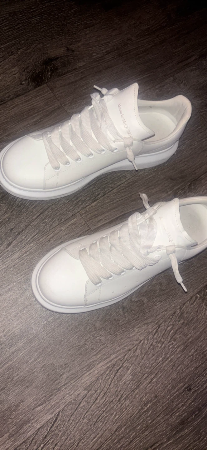 Alexander McQueen White Leather Sneakers - photo 2