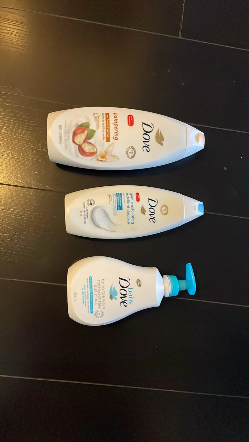 (Unused)Dove Body Wash and Baby Dove Tip to Toe Wash set