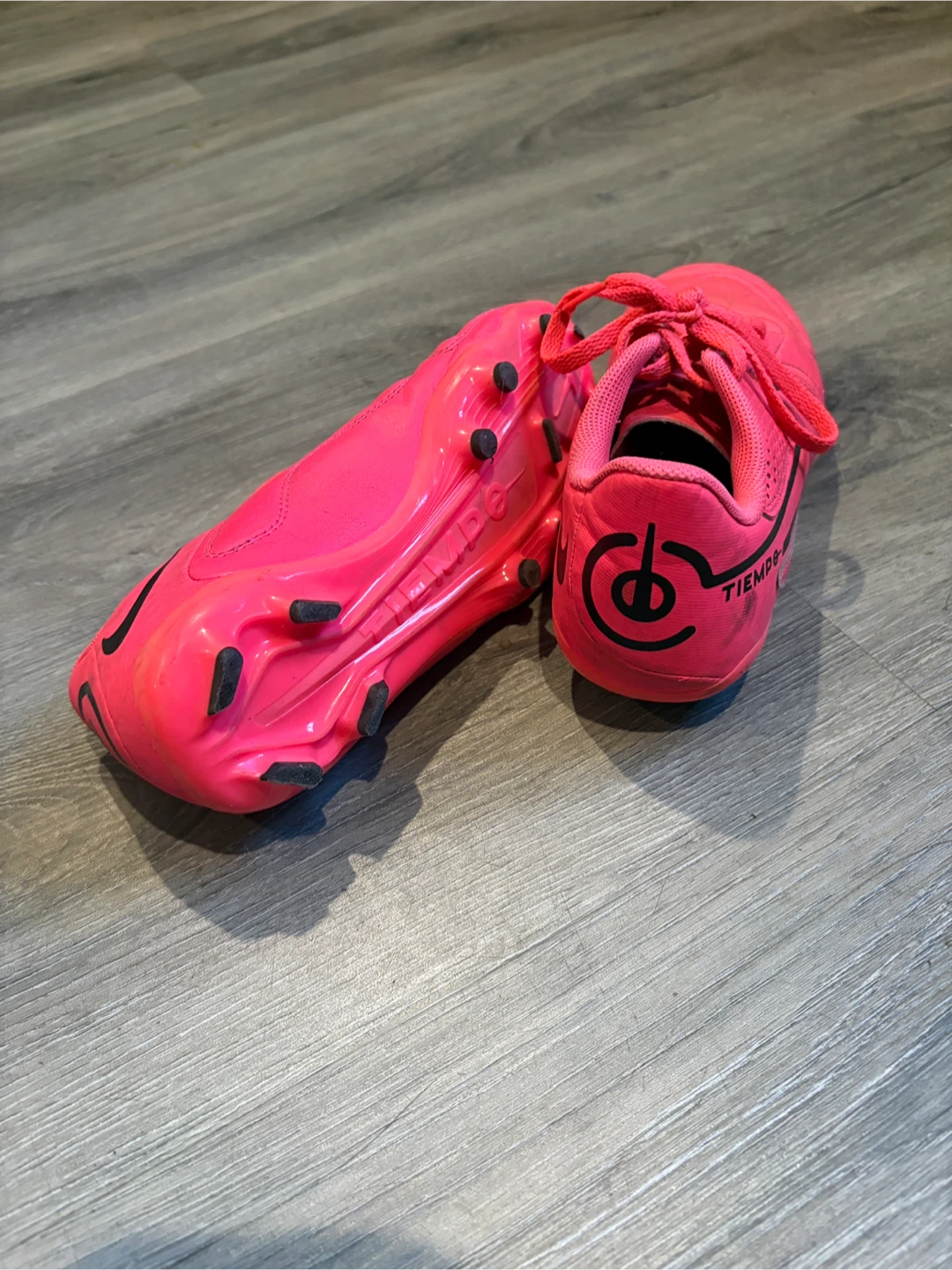 Nike Tiempo Pink Soccer Cleats - photo 4