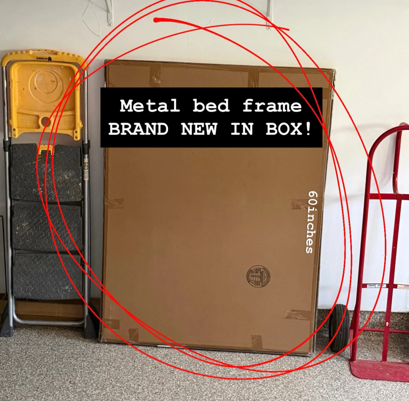 IRON BED FRAME (brand new from Structube) - photo 2