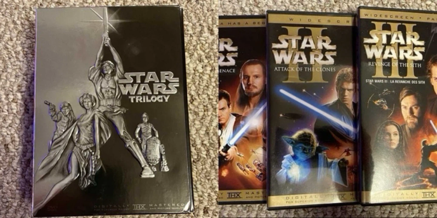 Star Wars Episodes 1-6 DVDs (7 DVDs)
