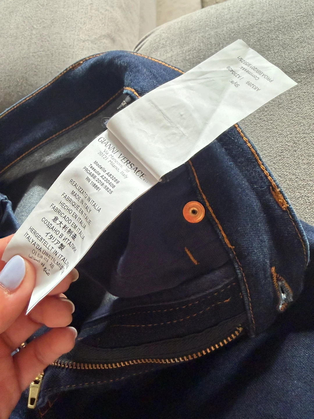 Gianni Versace Denim Jeans size 32 - photo 3