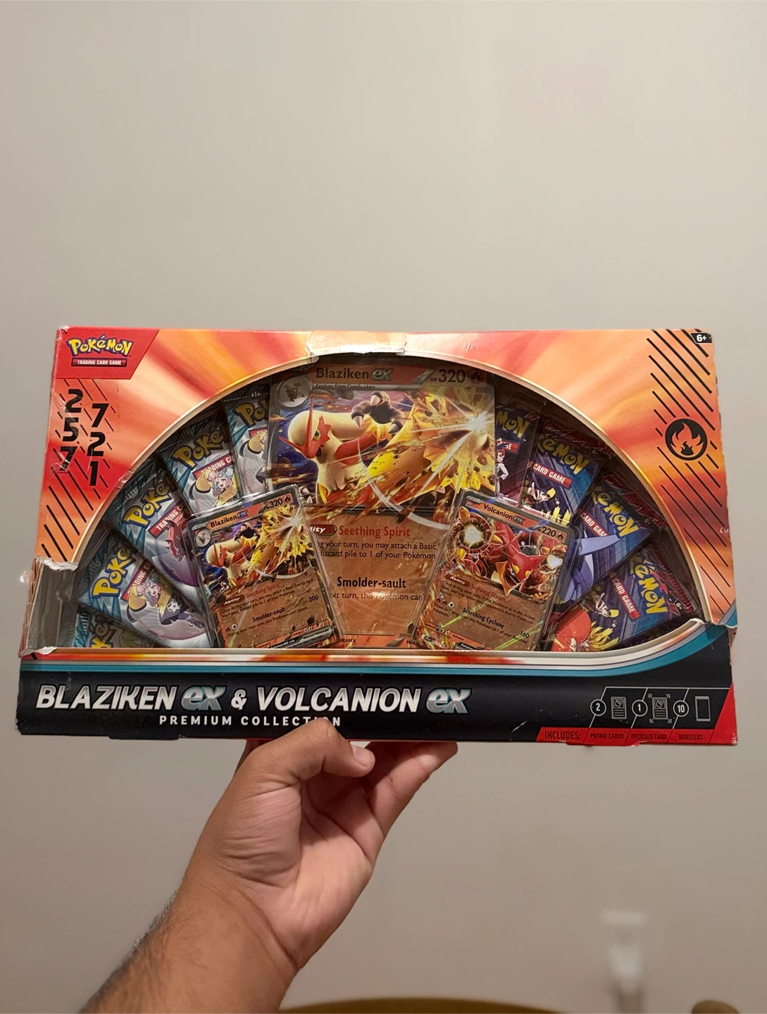 Pokémon Blaziken ex & Volcanion ex Premium Collection Box