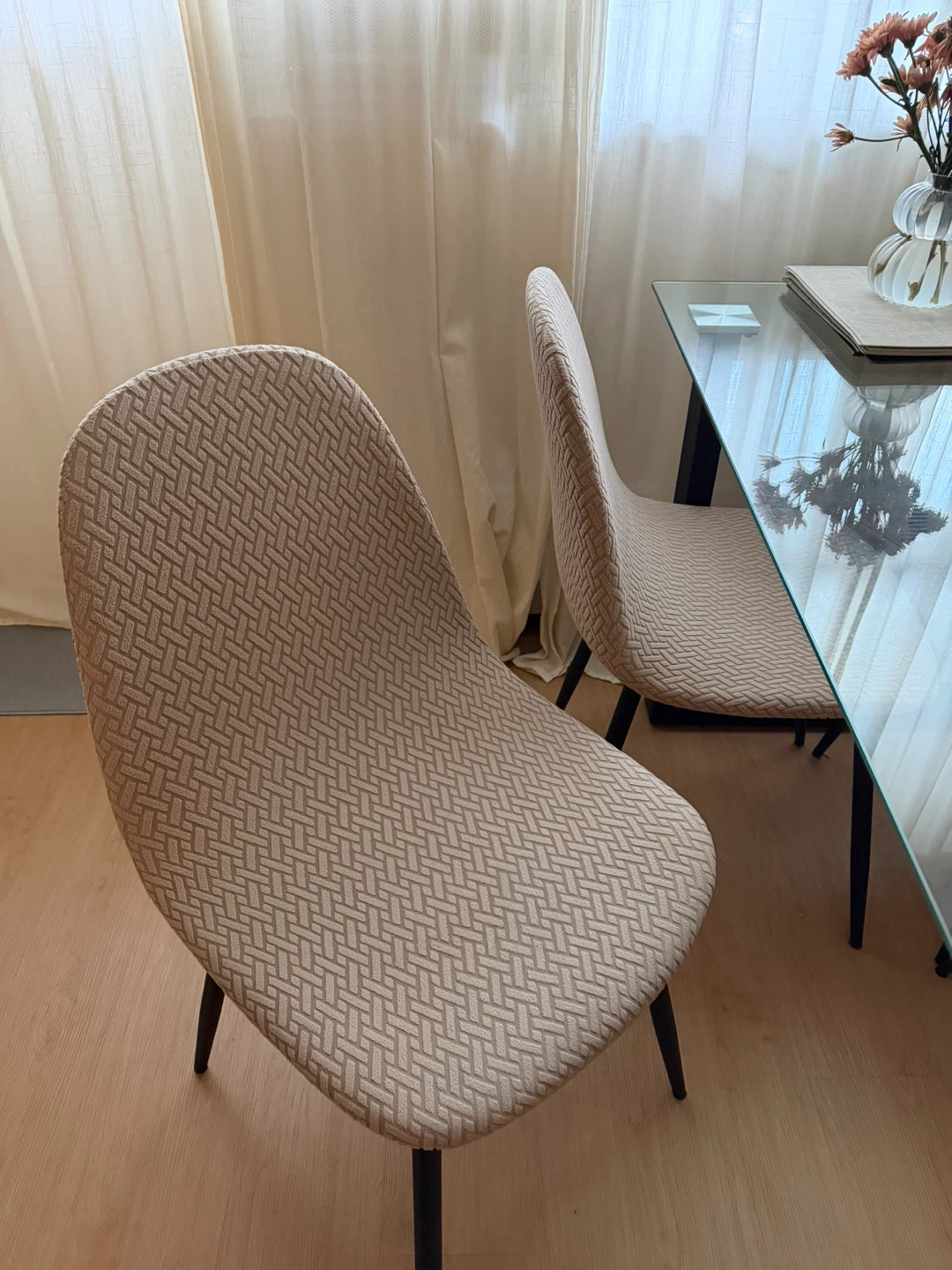 Glass Top Dining Table with 4 Chairs - photo 4