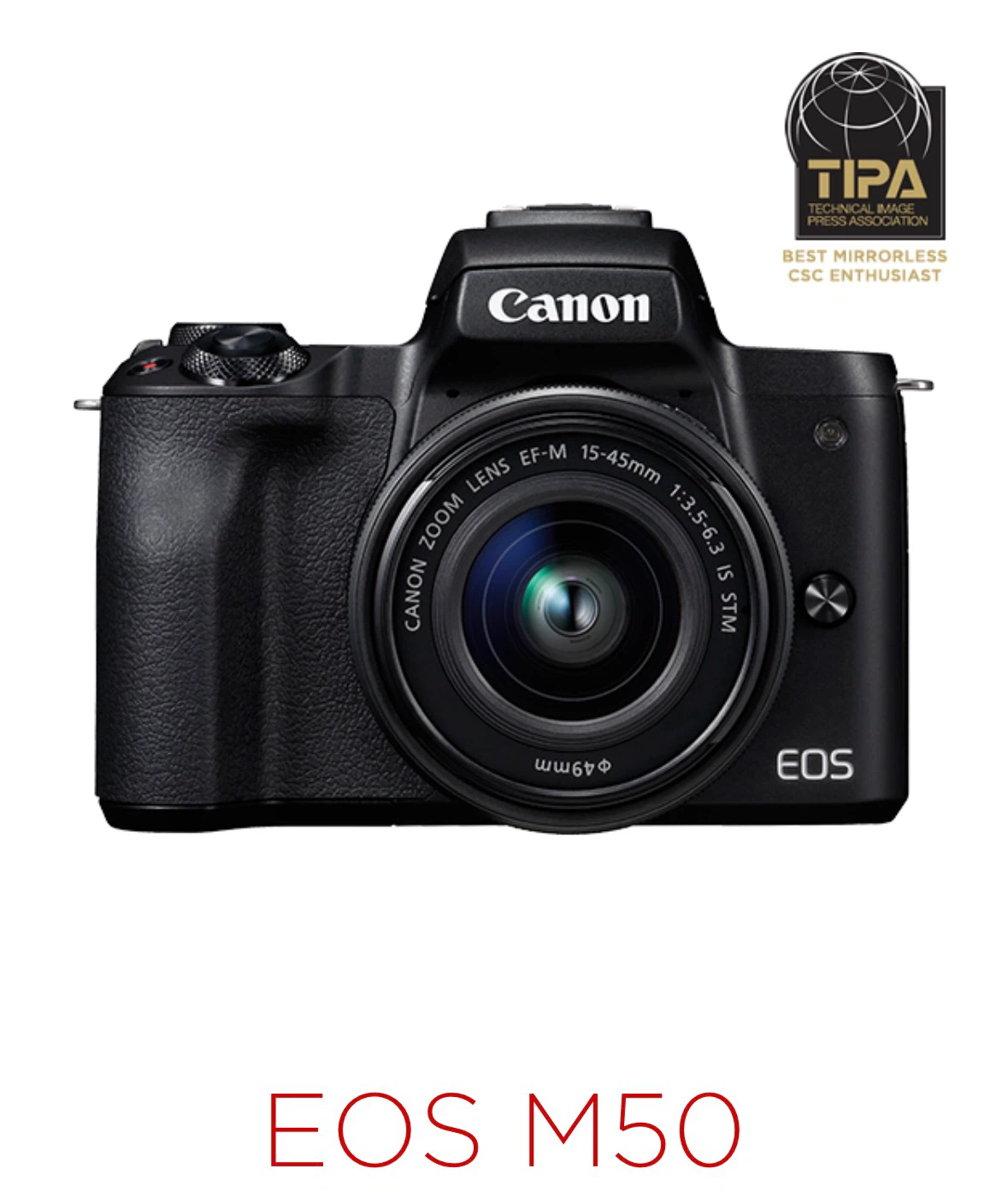 Canon EOS M50 Mirrorless Camera with 15-45mm Lens