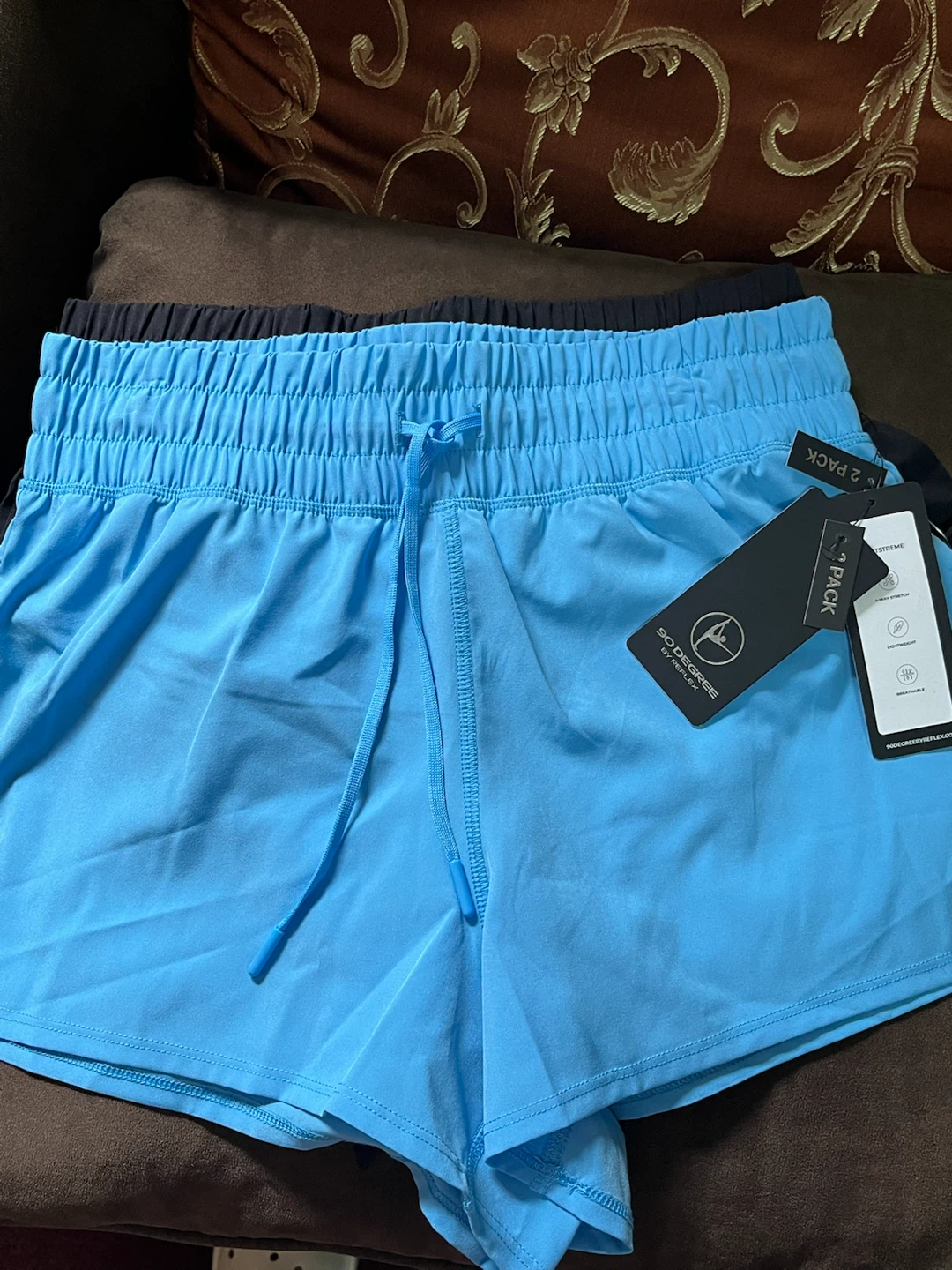 90 Degree by Reflex 2-Pack Athletic Shorts