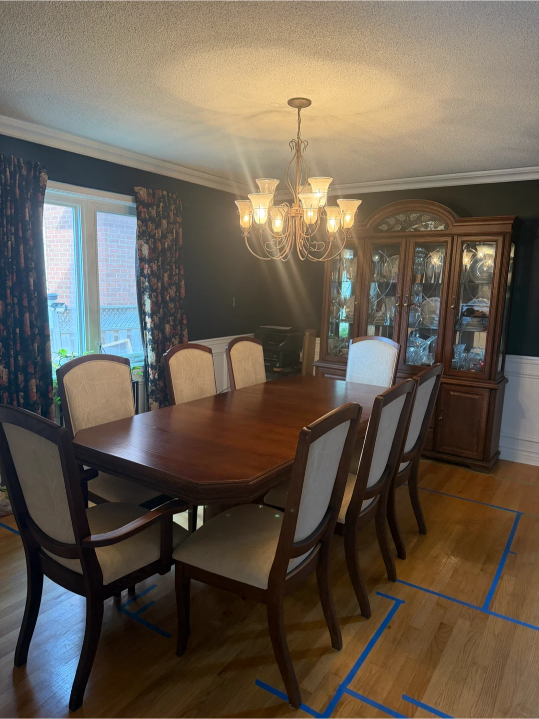 Solid wood dining room set - photo 2