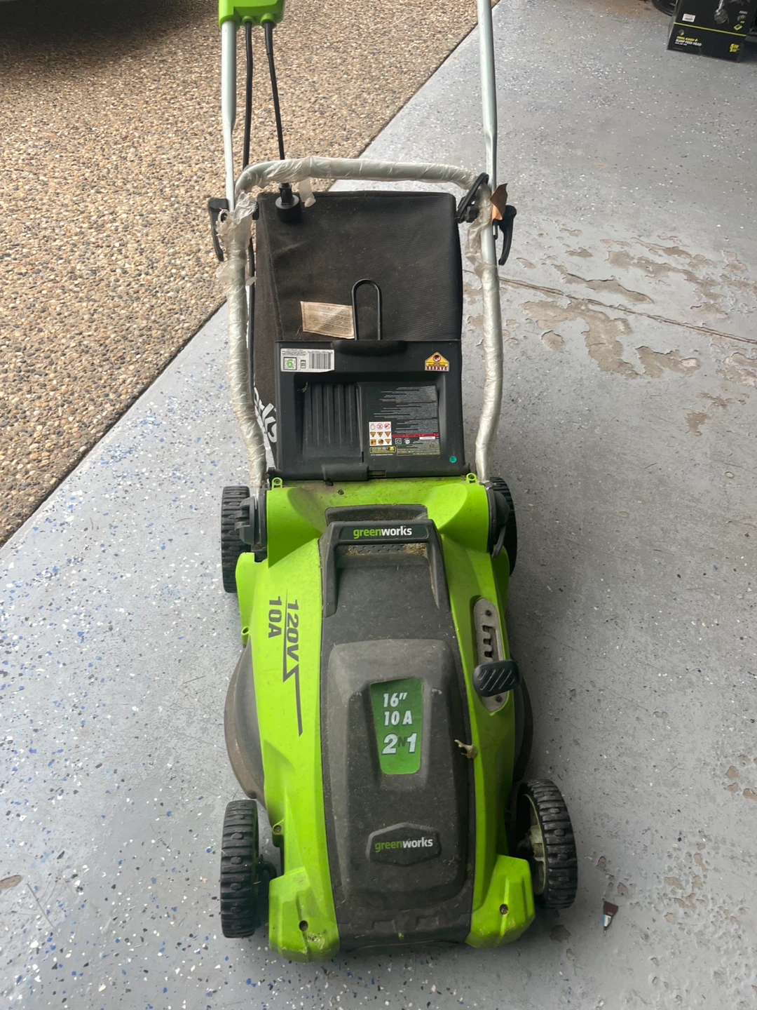 Greenworks 16" 120V 10A Electric Lawn Mower