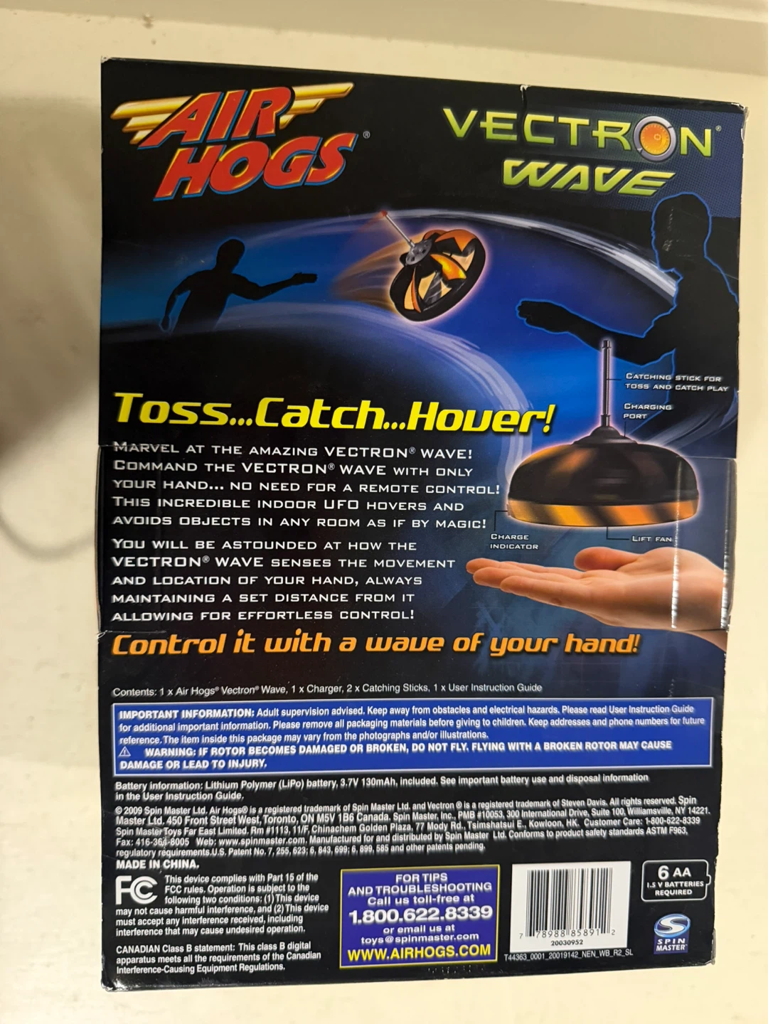 Air Hogs Vectron Wave Hand-Controlled Flying Toy - photo 3
